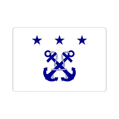 ROC General Chief of Staff of the Ministry of National Defense Flag 1947 (China) STICKER Vinyl Kiss-Cut Decal 6 Inch White - The Sticker Space
