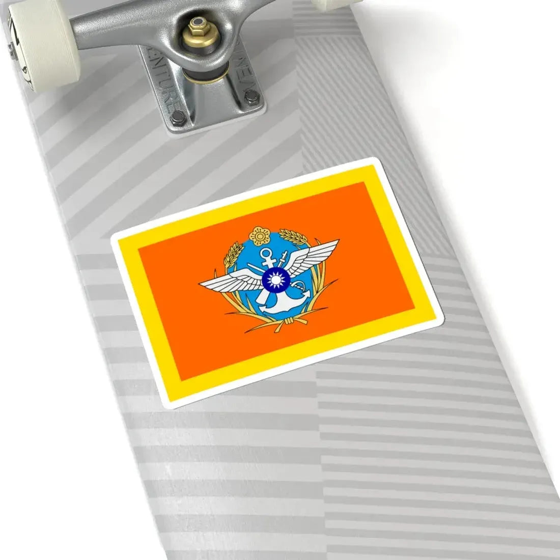 ROC General Chief of Staff of the Ministry of National Defense Flag (China) STICKER Vinyl Kiss-Cut Decal - The Sticker Space