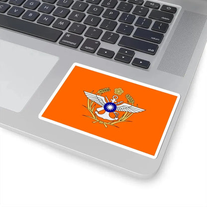 ROC Ministry of National Defense Flag (China) STICKER Vinyl Kiss-Cut Decal - The Sticker Space