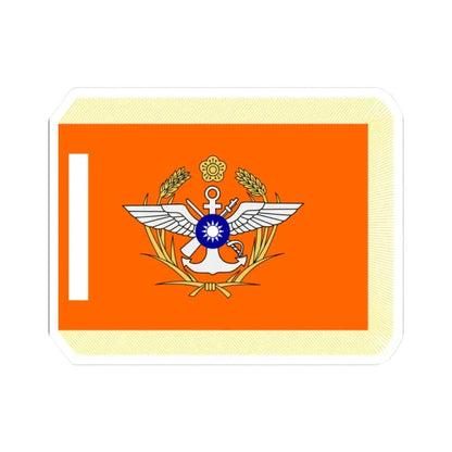 ROC MND Unit Flag (China) STICKER Vinyl Kiss-Cut Decal 2 Inch White - The Sticker Space