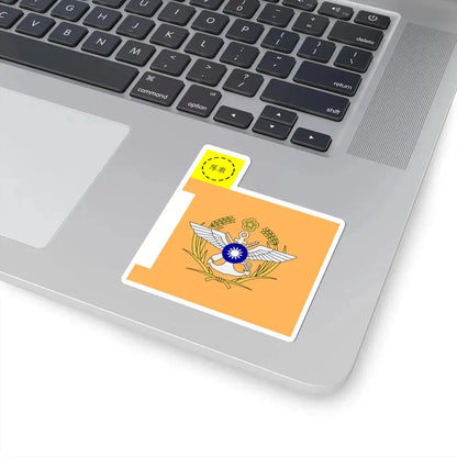 ROC MND Unit Flag former (China) STICKER Vinyl Kiss-Cut Decal - The Sticker Space