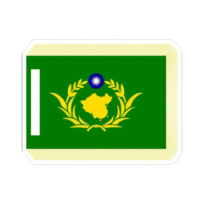 ROC RMF Unit Flag former (China) STICKER Vinyl Kiss-Cut Decal 3 Inch White - The Sticker Space