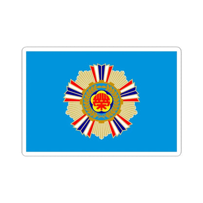ROC Veterans Affairs Council Flag (China) STICKER Vinyl Kiss-Cut Decal 4 Inch White - The Sticker Space