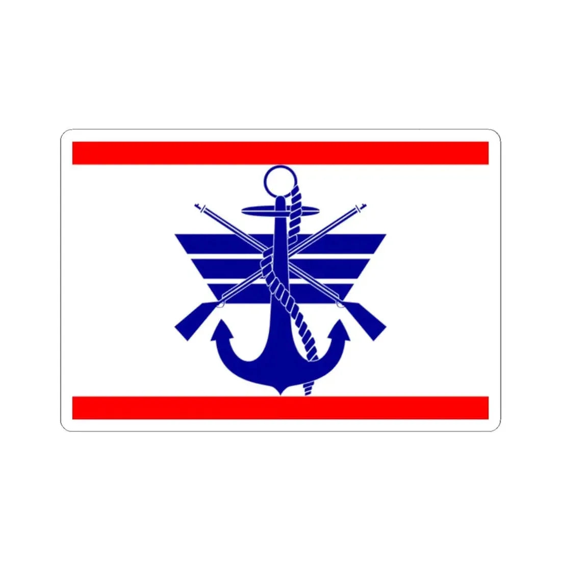 ROC Vice Chief of General Staffs Flag 1952 (China) STICKER Vinyl Kiss-Cut Decal 2 Inch White - The Sticker Space