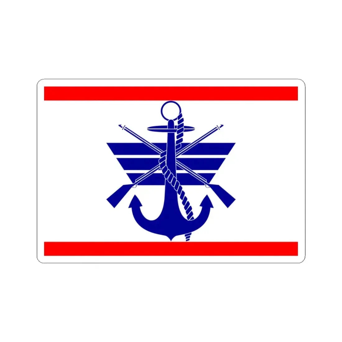 ROC Vice Chief of General Staffs Flag 1952 (China) STICKER Vinyl Kiss-Cut Decal 3 Inch White - The Sticker Space