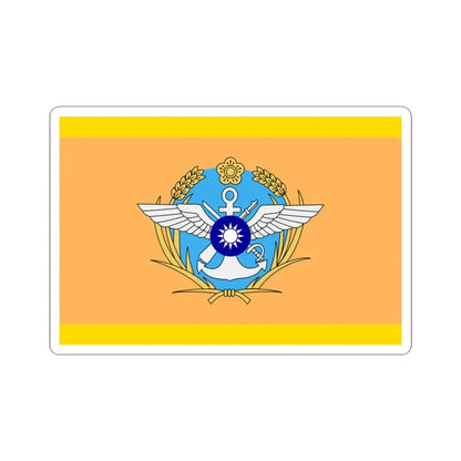 ROC Vice Chief of General Staffs Flag (China) STICKER Vinyl Kiss-Cut Decal 3 Inch White - The Sticker Space