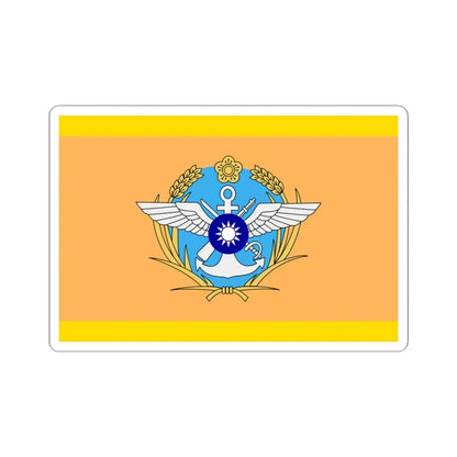 ROC Vice Chief of General Staffs Flag (China) STICKER Vinyl Kiss-Cut Decal 4 Inch White - The Sticker Space