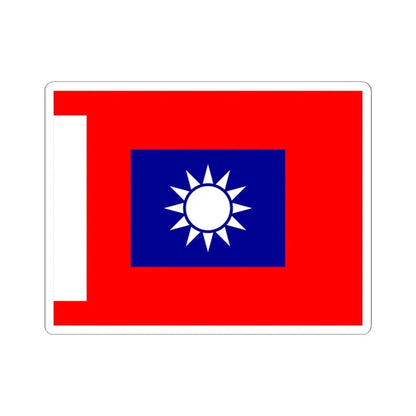 ROCA Battalion Flag 1934-Infantry (China) STICKER Vinyl Kiss-Cut Decal 4 Inch White - The Sticker Space