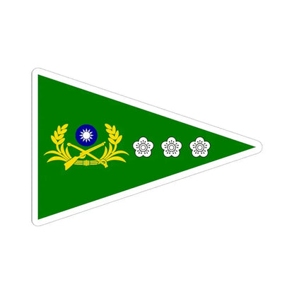 ROCA Colonels Flag 1964 (China) STICKER Vinyl Kiss-Cut Decal 6 Inch White - The Sticker Space