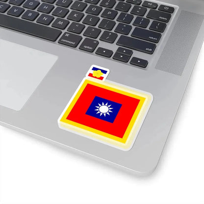 ROCA Commander-in-Chiefs Flag 1953 (China) STICKER Vinyl Kiss-Cut Decal - The Sticker Space