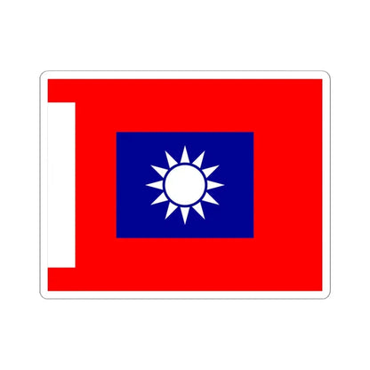 ROCA Company Flag 1934-Infantry (China) STICKER Vinyl Kiss-Cut Decal 4 Inch White - The Sticker Space