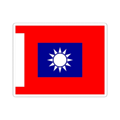 ROCA Company Flag 1934-Infantry (China) STICKER Vinyl Kiss-Cut Decal 6 Inch White - The Sticker Space