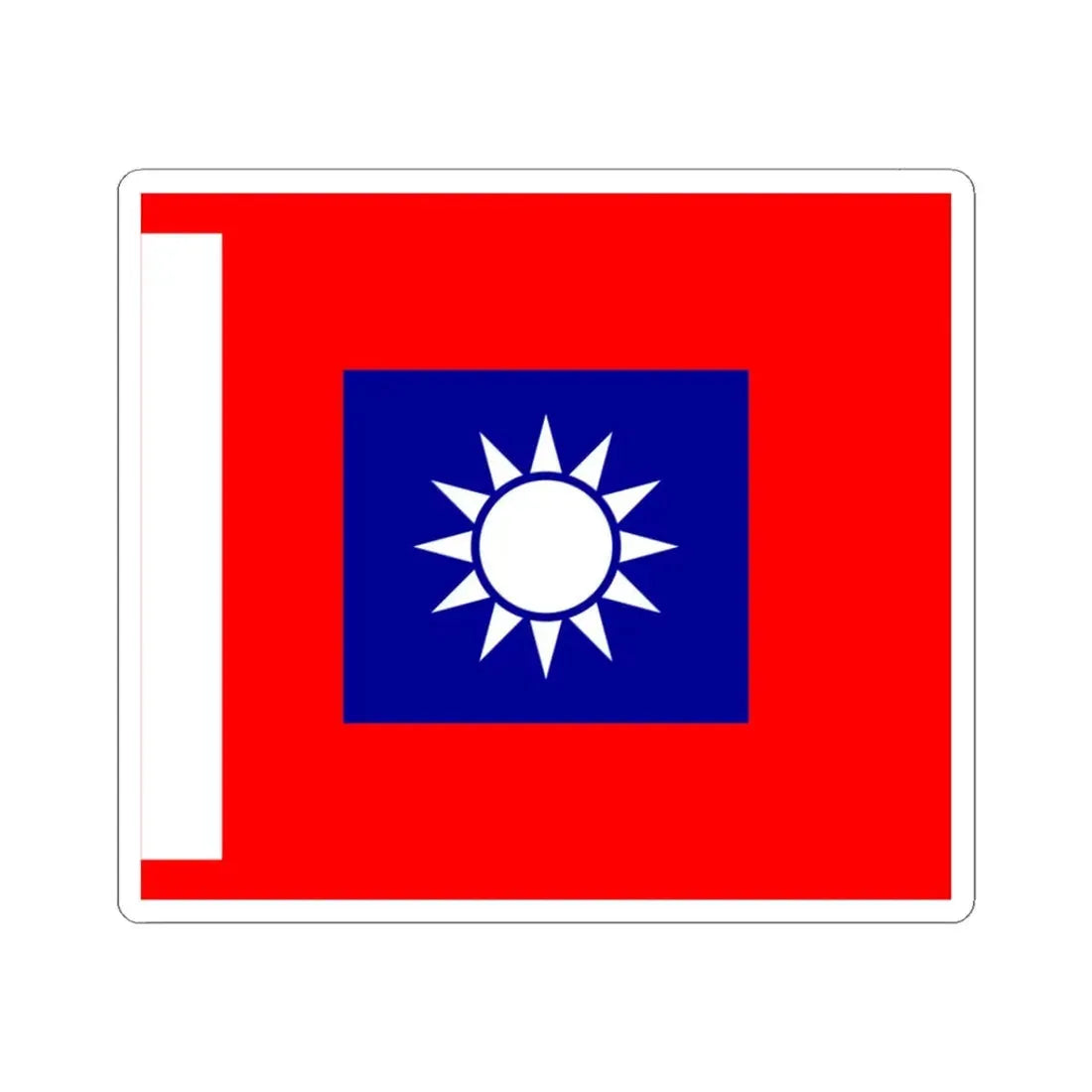 ROCA Company Flag 1953 (China) STICKER Vinyl Kiss-Cut Decal 3 Inch White - The Sticker Space