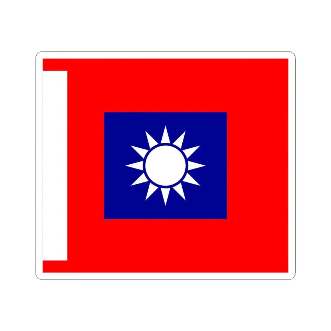 ROCA Company Flag 1953 (China) STICKER Vinyl Kiss-Cut Decal 6 Inch White - The Sticker Space