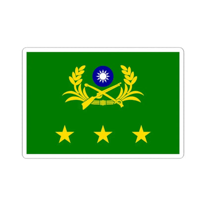 ROCA Generals Flag (China) STICKER Vinyl Kiss-Cut Decal 2 Inch White - The Sticker Space