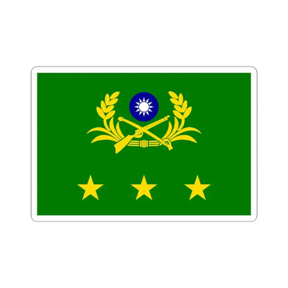 ROCA Generals Flag (China) STICKER Vinyl Kiss-Cut Decal 4 Inch White - The Sticker Space