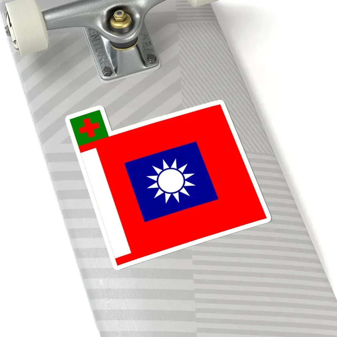 ROCA Hospital Flag 1935 (China) STICKER Vinyl Kiss-Cut Decal - The Sticker Space