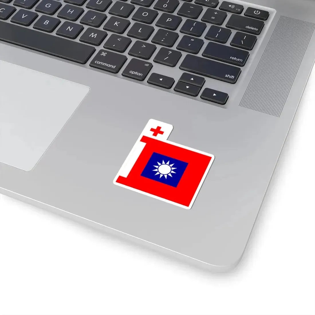 ROCA Hospital Flag 1953 (China) STICKER Vinyl Kiss-Cut Decal - The Sticker Space