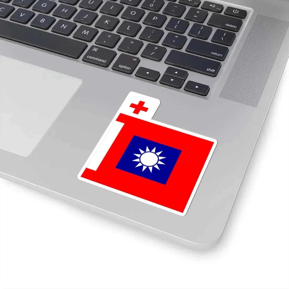 ROCA Hospital Flag 1953 (China) STICKER Vinyl Kiss-Cut Decal - The Sticker Space