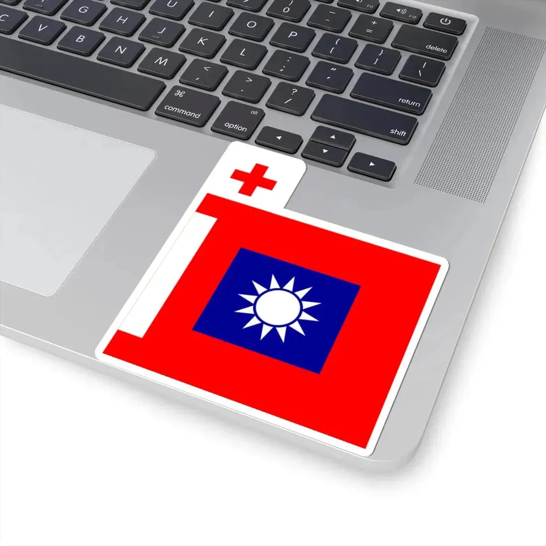 ROCA Hospital Flag 1953 (China) STICKER Vinyl Kiss-Cut Decal - The Sticker Space