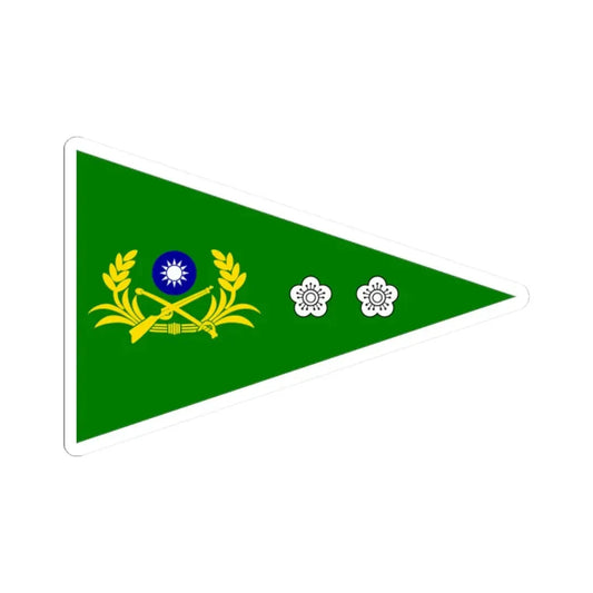 ROCA Lieutenant Colonels Flag (China) STICKER Vinyl Kiss-Cut Decal 2 Inch White - The Sticker Space