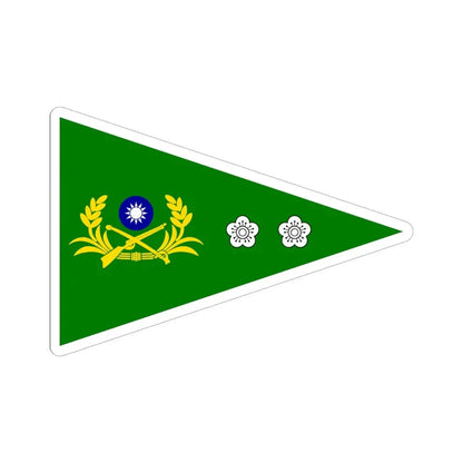 ROCA Lieutenant Colonels Flag (China) STICKER Vinyl Kiss-Cut Decal 6 Inch White - The Sticker Space