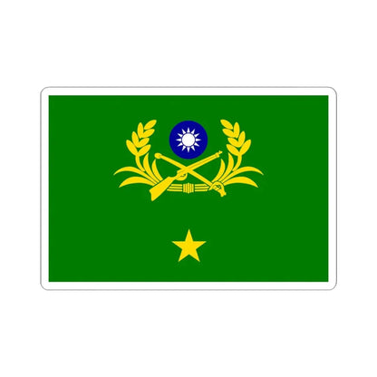 ROCA Major Generals Flag (China) STICKER Vinyl Kiss-Cut Decal 4 Inch White - The Sticker Space