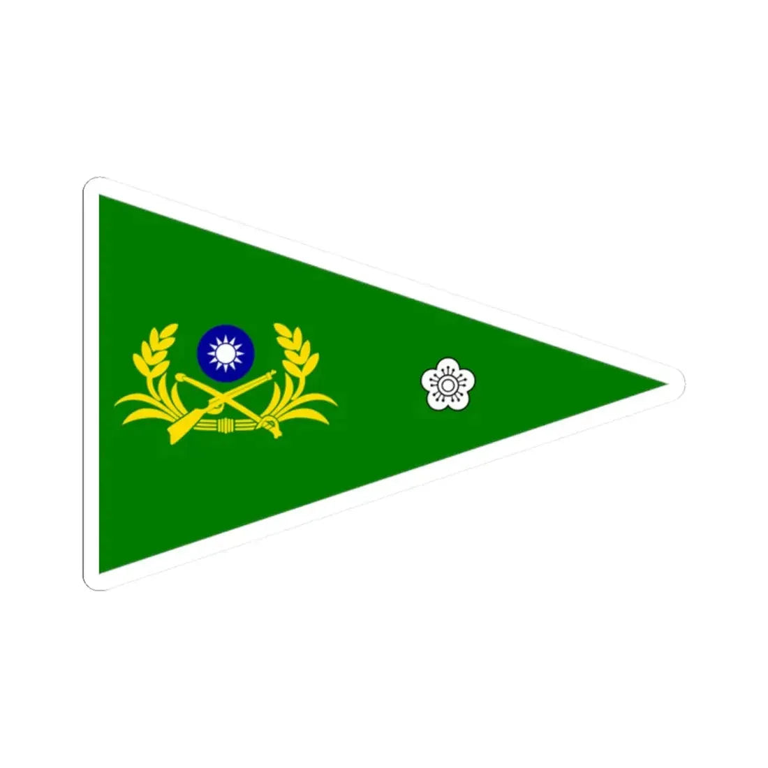 ROCA Majors Flag (China) STICKER Vinyl Kiss-Cut Decal 2 Inch White - The Sticker Space