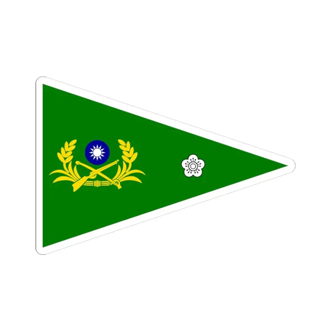 ROCA Majors Flag (China) STICKER Vinyl Kiss-Cut Decal 3 Inch White - The Sticker Space