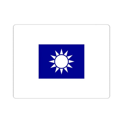 ROCA Regiment Flag 1934-Military Engineering (China) STICKER Vinyl Kiss-Cut Decal 6 Inch White - The Sticker Space