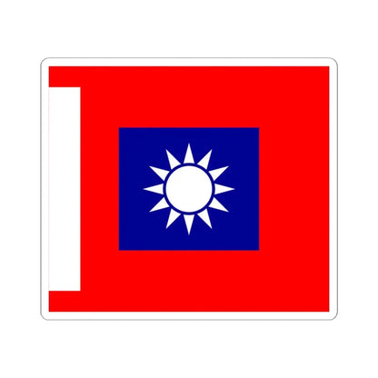 ROCA Regiment Flag 1935-Infantry (China) STICKER Vinyl Kiss-Cut Decal 3 Inch White - The Sticker Space