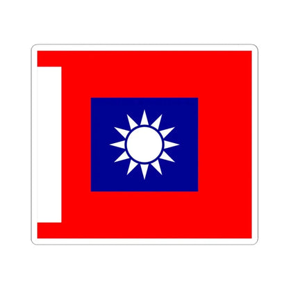 ROCA Regiment Flag 1935-Infantry (China) STICKER Vinyl Kiss-Cut Decal 4 Inch White - The Sticker Space