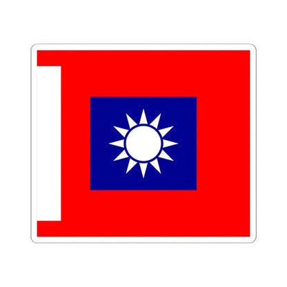 ROCA Regiment Flag 1935-Infantry (China) STICKER Vinyl Kiss-Cut Decal 6 Inch White - The Sticker Space