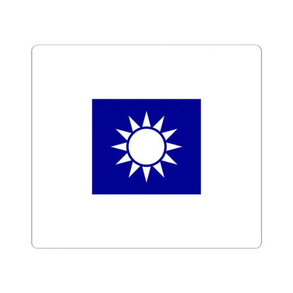 ROCA Regiment Flag 1935-Military Engineering (China) STICKER Vinyl Kiss-Cut Decal 2 Inch White - The Sticker Space