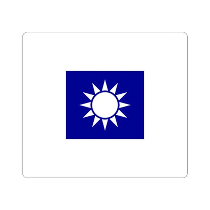 ROCA Regiment Flag 1935-Military Engineering (China) STICKER Vinyl Kiss-Cut Decal 3 Inch White - The Sticker Space