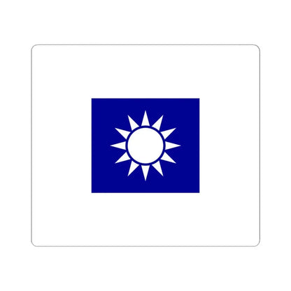 ROCA Regiment Flag 1935-Military Engineering (China) STICKER Vinyl Kiss-Cut Decal 4 Inch White - The Sticker Space