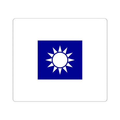 ROCA Regiment Flag 1935-Military Engineering (China) STICKER Vinyl Kiss-Cut Decal 6 Inch White - The Sticker Space