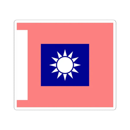 ROCA Regiment Flag 1935-Military Police (China) STICKER Vinyl Kiss-Cut Decal 6 Inch White - The Sticker Space