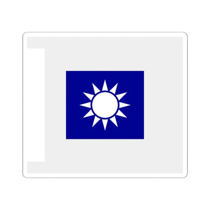 ROCA Regiment Flag 1937-Armor (China) STICKER Vinyl Kiss-Cut Decal 6 Inch White - The Sticker Space