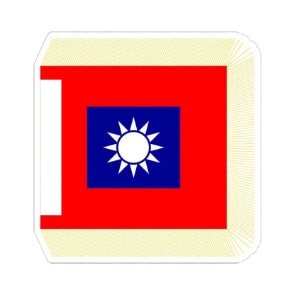 ROCA Regiment Flag 1953 (China) STICKER Vinyl Kiss-Cut Decal 6 Inch White - The Sticker Space