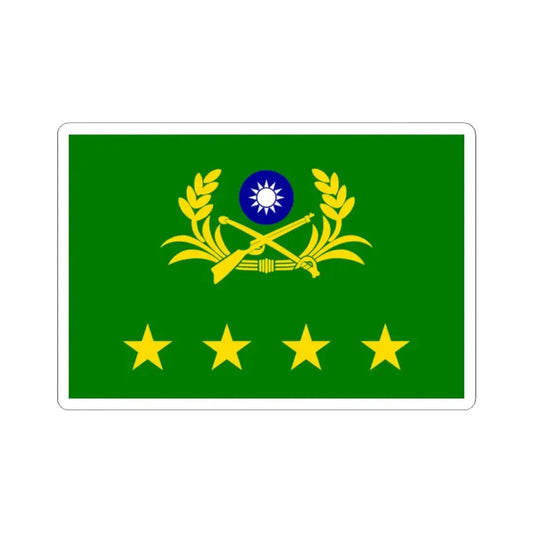 ROCA Senior Generals Flag (China) STICKER Vinyl Kiss-Cut Decal 2 Inch White - The Sticker Space