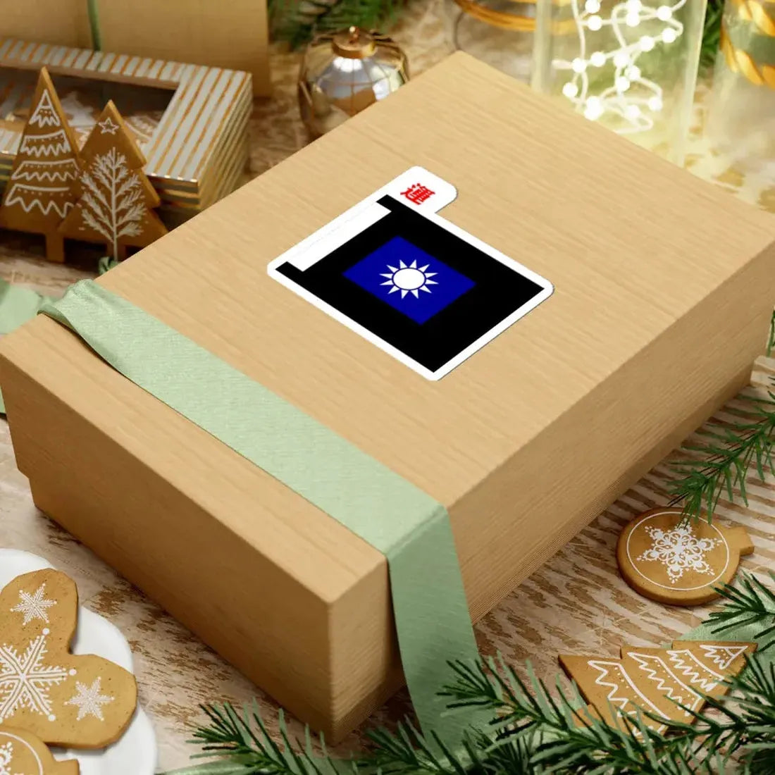 ROCA Transportation Troops Flag 1934 (China) STICKER Vinyl Kiss-Cut Decal - The Sticker Space