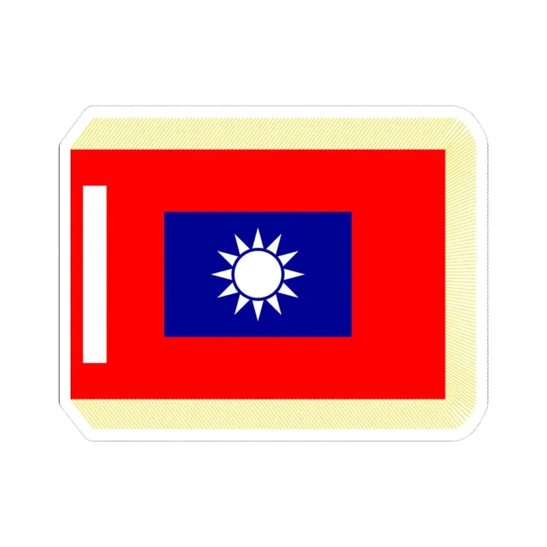 ROCA Unit Flag (China) STICKER Vinyl Kiss-Cut Decal 3 Inch White - The Sticker Space