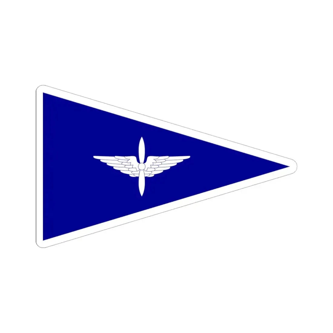 ROCAF Captains Flag 1948 (China) STICKER Vinyl Kiss-Cut Decal 6 Inch White - The Sticker Space