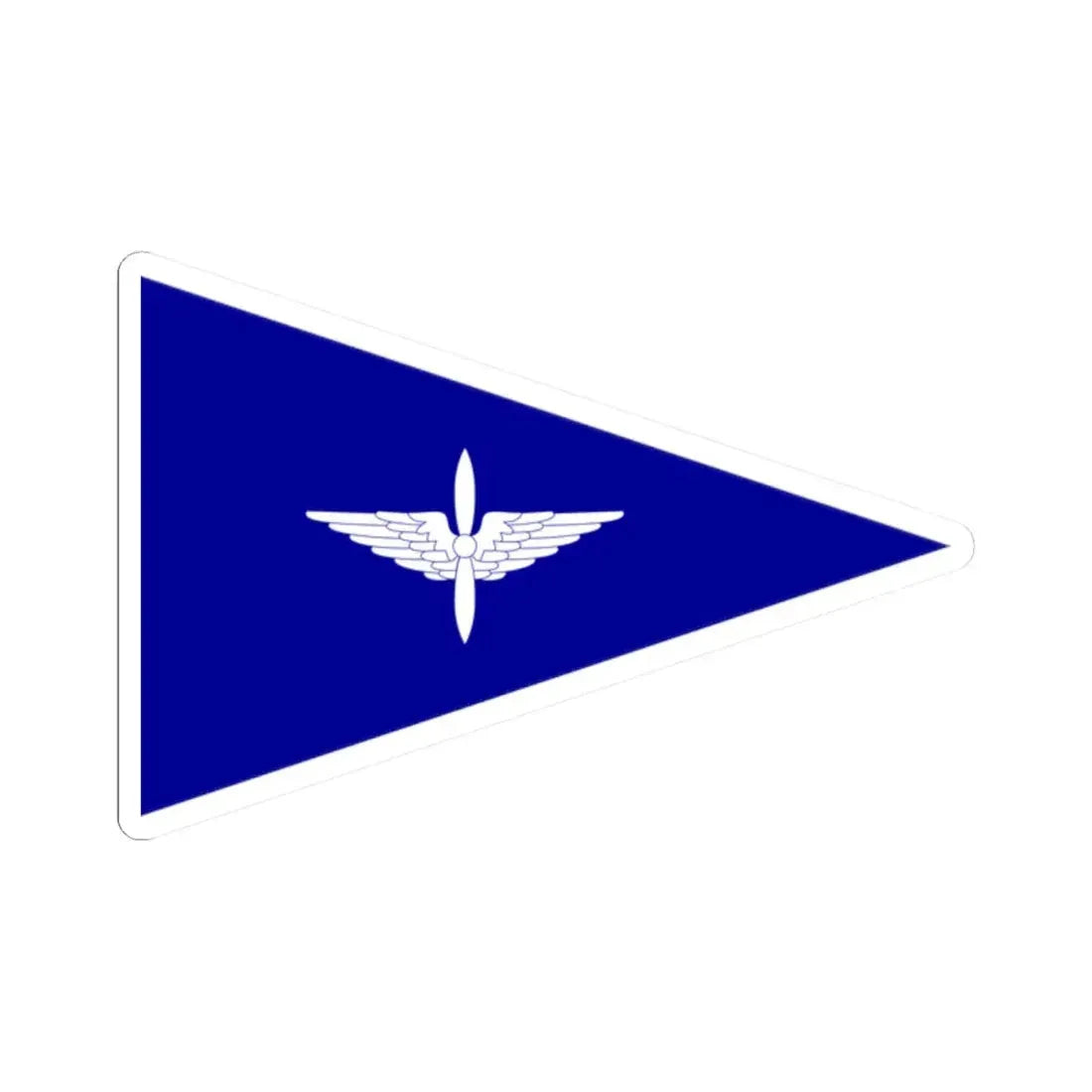 ROCAF Captains Flag (China) STICKER Vinyl Kiss-Cut Decal 2 Inch White - The Sticker Space