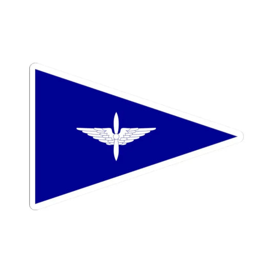 ROCAF Captains Flag (China) STICKER Vinyl Kiss-Cut Decal 2 Inch White - The Sticker Space