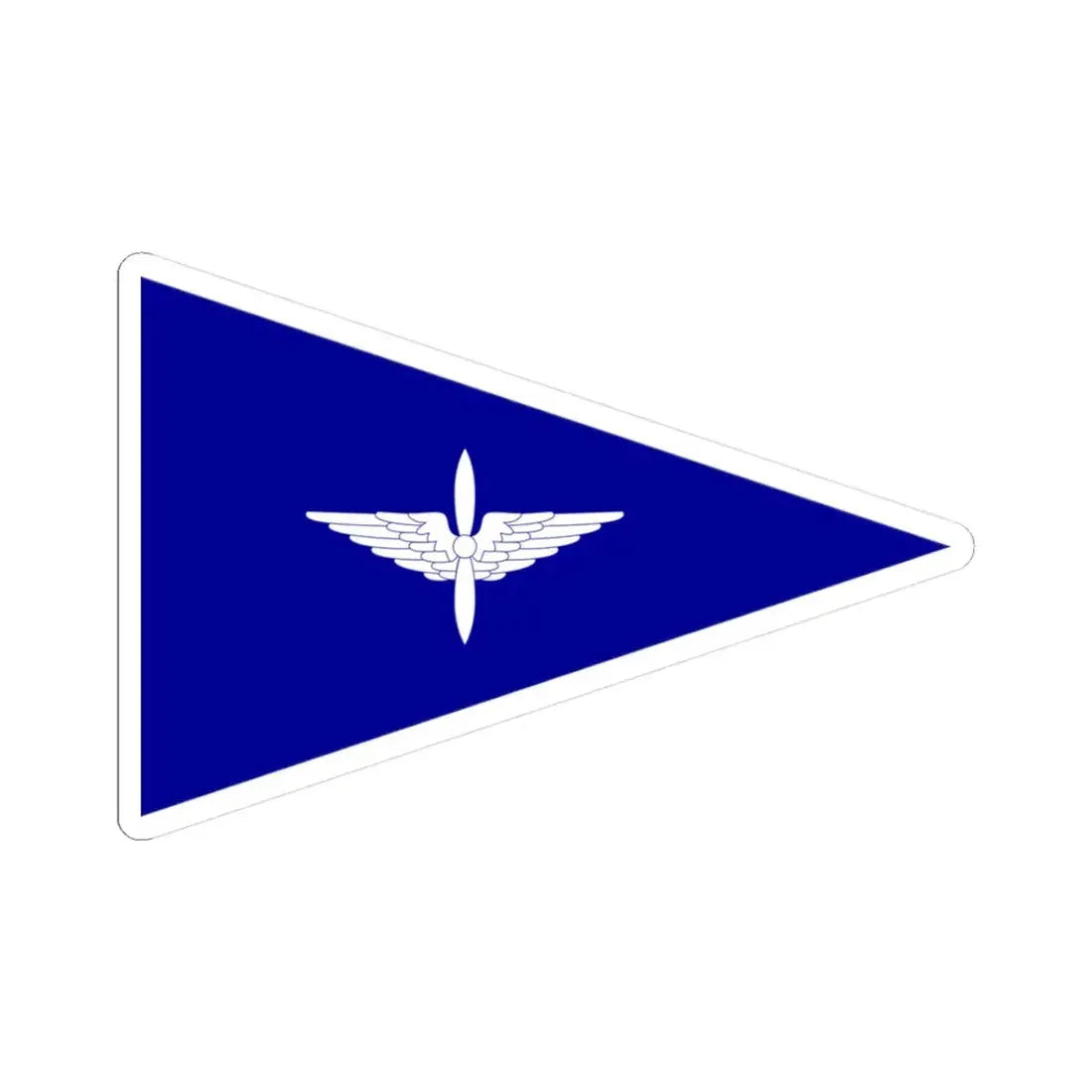 ROCAF Captains Flag (China) STICKER Vinyl Kiss-Cut Decal 3 Inch White - The Sticker Space