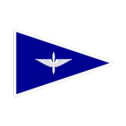 ROCAF Captains Flag (China) STICKER Vinyl Kiss-Cut Decal 4 Inch White - The Sticker Space