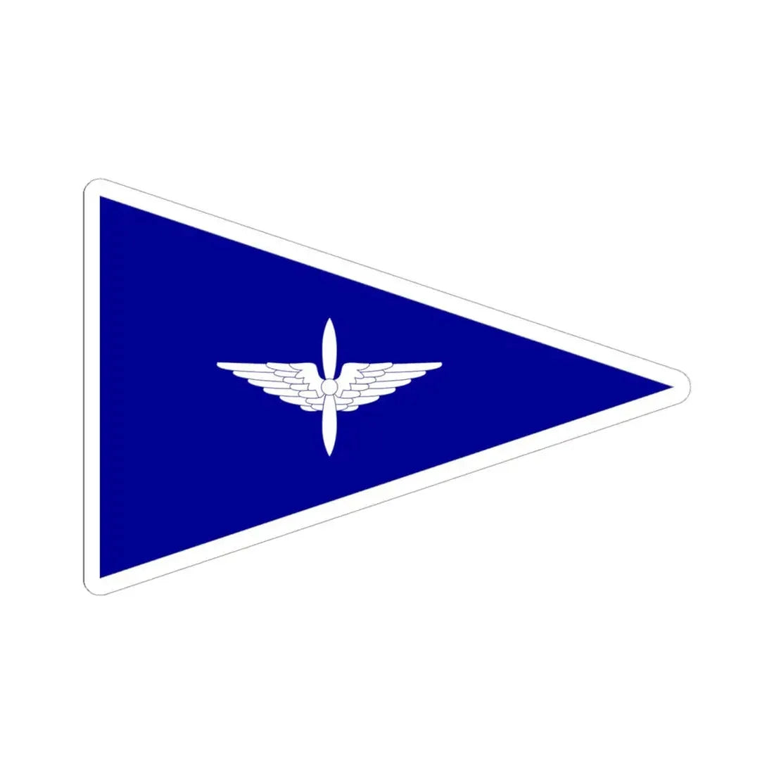 ROCAF Captains Flag (China) STICKER Vinyl Kiss-Cut Decal 6 Inch White - The Sticker Space