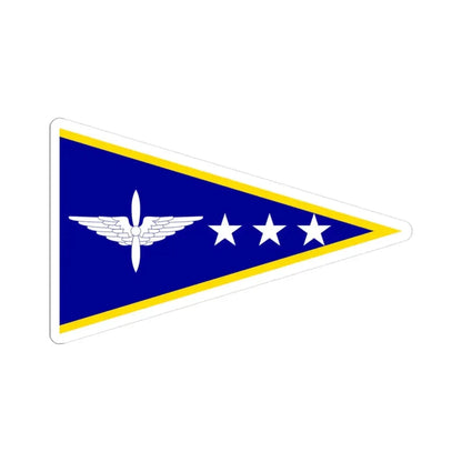 ROCAF Colonels Flag 1948 (China) STICKER Vinyl Kiss-Cut Decal 3 Inch White - The Sticker Space